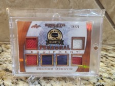 Connor McDavid 2020-21 Leaf 6-Piece Game Used Patch- Super RARE /20 SP
