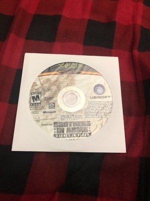 Brothers in Arms Earned in Blood Microsoft Xbox 2005 Disc Only Tested Great