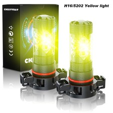 LED Fog Light Bulbs for Chevy Silverado 1500 2500 HD 2007 2008-2019 5202 Lamps