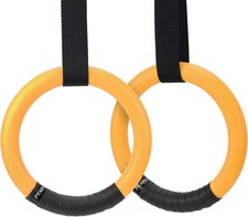Gymnastic Rings 1100lbs Capacity with 14.76ft Adjustable Buckle Straps