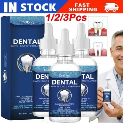 3/1Stk Oralhoe Zahnpflege-Lösung Zahnschutz-Reinigungsserum für die Mundpflege