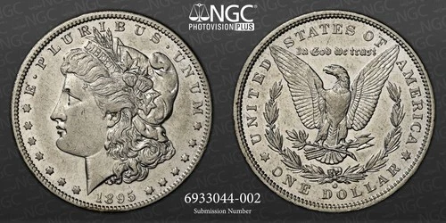 1895-O $1 Morgan Silver Dollar NGC XF Details