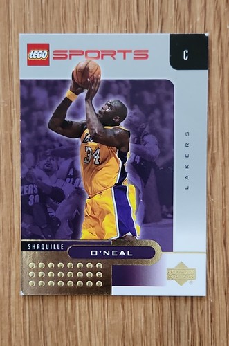 Shaquille O'Neal [Gold] #4 2003 Upper Deck Lego card