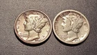 Mid-grade 1926-D & S Mercury Dimes