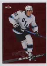 2025-26 Upper Deck Fleer Ultra Medallions Ruby Red 31/50 Logan Cooley #M-13