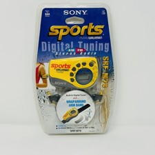 Sony Walkman Sports FM/AM Water Resistant Digital Tuning SRF-M78 W/ Arm Band