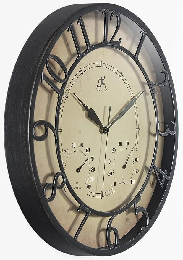 Infinity Instruments 16 pulgadas sin necesidad de batería higrómetro incorporado termómetro Foto 4 de 4