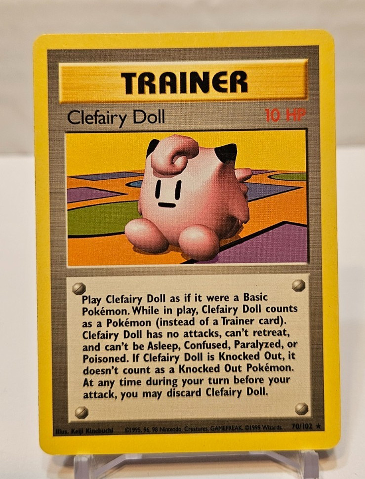 Clefairy Doll 70/102 Rare Unlimited Base Set Pokemon 1835