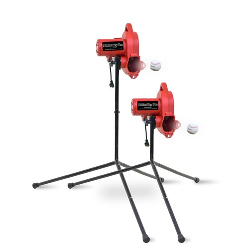 Heater Power Alley Pro Real Baseball Machine - Adjustable Design, Pitches Real 