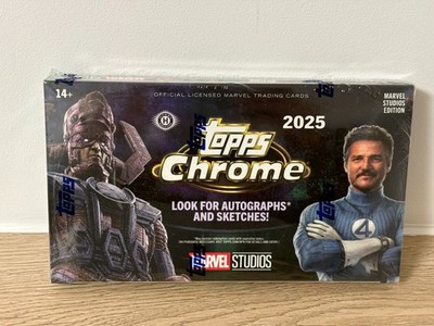 Topps Marvel Studios Chrome Hobby Box 2025 Limited NEU OVP *sealed*