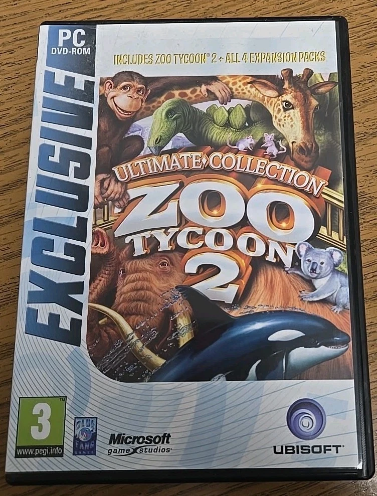 DVD　ZOO　COMPLETE COLLECTION　2箱セット　BOX zoo tycoon & Zoo Tycoon 2 Ultimate Collection PC CD ROM WINDOWS