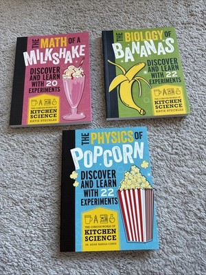 The Curious World Of Kitchen Science 3 Paperbacks Katie Steckles Kids Experiment