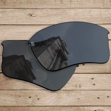 hdhut Polarized Replacement Lenses for-Oakley Flak Jacket XLJ Stealth Black