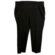 Talbots Women's Black Straight Stretch Dress Pants Trousers Sz 18W Workwear NWT