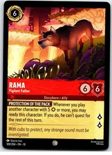 #109 Rama - Vigilant Father - Common - Ruby Disney Lorcana Whispers in the Well