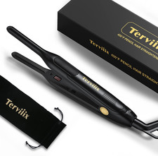 Pencil Flat Iron for Edges Short Hair, 3/10 Inch Small Hair Straightener for M