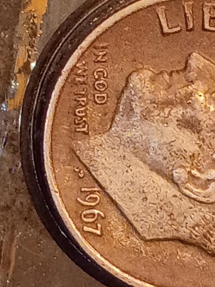 1967 Roosevelt Dime No Mint Mark Multiple Errors See Photos Very Unique 1 - Image 3 of 4