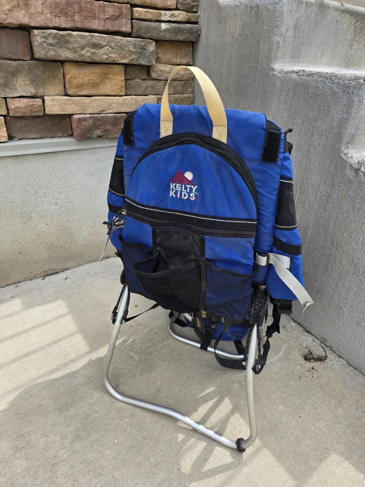 Kelty Kids Trek Blue Elite Stand Up Baby Child Carrier Backpack Outdoors Hiking