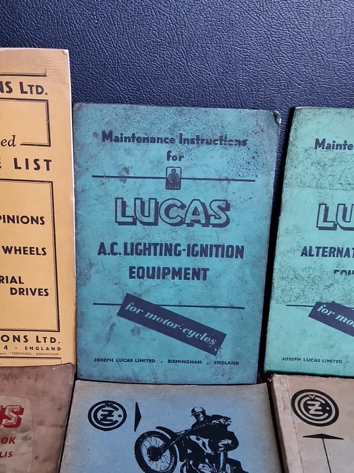 Vintage Royal Enfield Lucas Workshop Parts Dealer Books Literature Manuals 1950s — 第 4/4 张图片