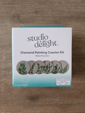 Studio Delight Diamond Painting Coaster Kit Plant Theme
