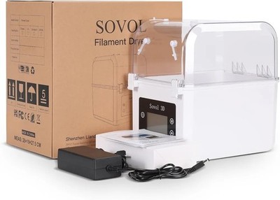 Sovol Filament Dryer for 3D Printer PLA Digital Heating Filament Dryer