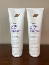 Dove Scalp + Hair Therapy Density Boost Clarifying Foaming Scrub 9oz Lot Of 2