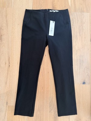 NEW WITH TAGS Veronica Beard Womens Black Zip Back Scuba Pant Pants Size 6