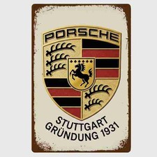 Blechschild Porsche Werbeschild Vintage Nosta...