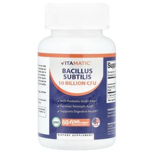 Bacillus Subtilis, 60 DRcaps  Hypromellose Capsules