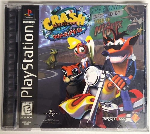 Crash Bandicoot 3: Warped (PlayStation 1 PS1) Black Label CIB Complete & Tested