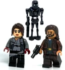 Cassian Andor, Jyn Erso, K-2SO custom minifigures - star wars rogue one lego