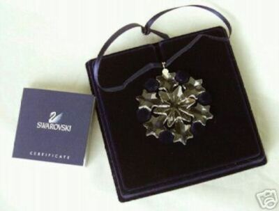 2004 Swarovski~Little STAR snowflake Mini Christmas ORNAMENT~Small