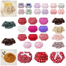 Baby Bloomers Diaper Covers for Girls Ruffle Bloomers for Infant Girls Underwear