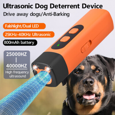Ultrasonic Dog Repeller Anti Bark Device Stop Barking Humane Pet Training  Tool