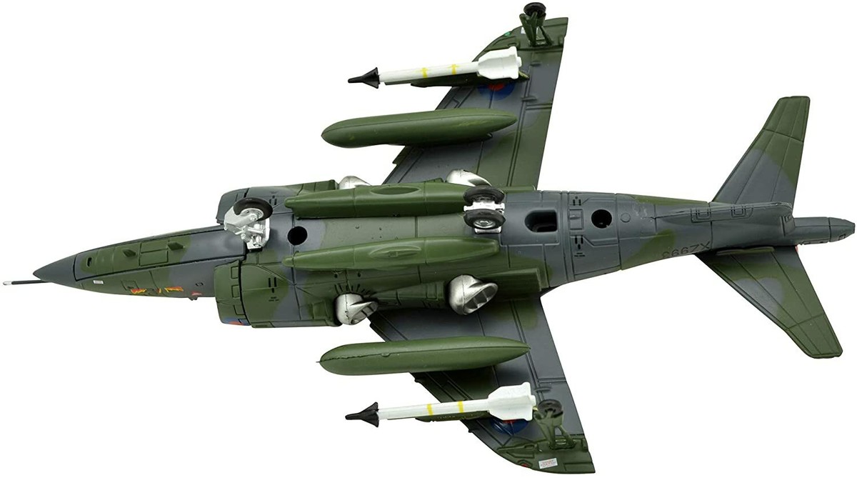 しんやはるき 1:72 Sea Harrier Fighter Attack Metal Airplane Model,Royal Navy