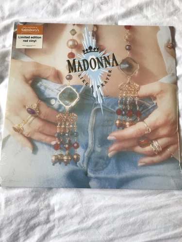 MADONNA LIKE A PRAYER 2016 RED UK 12" VINYL LP SEALED LIMITED SAINSBURYS RARE