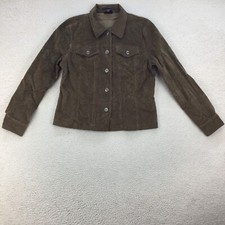 Rafaella Brown Corduroy Cotton Regular Blazer Jacket Women Size Uk 12