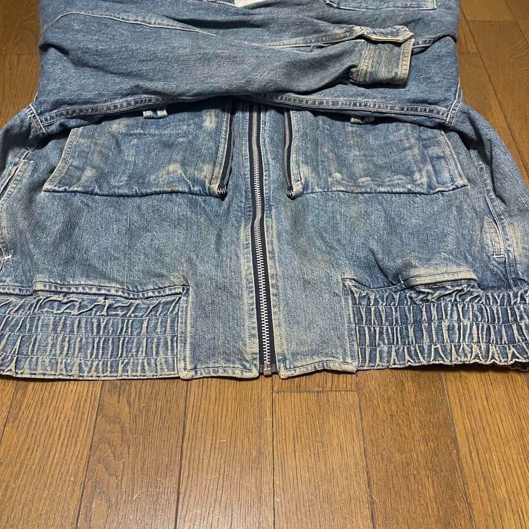 ISSEY MIYAKE DUETRIO 1980's Vintage Denim Jean Jacket M