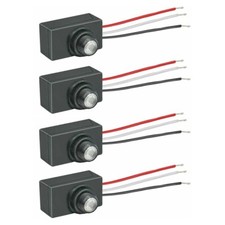 4PCS LED Dusk To Dawn Outdoor 120-277V Photo Cell Light Control Photocell Sensor