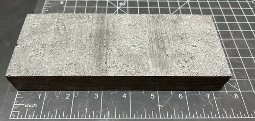 Coarse Grain Graphite Block Approximately 1" x 2.875" x 7.25"