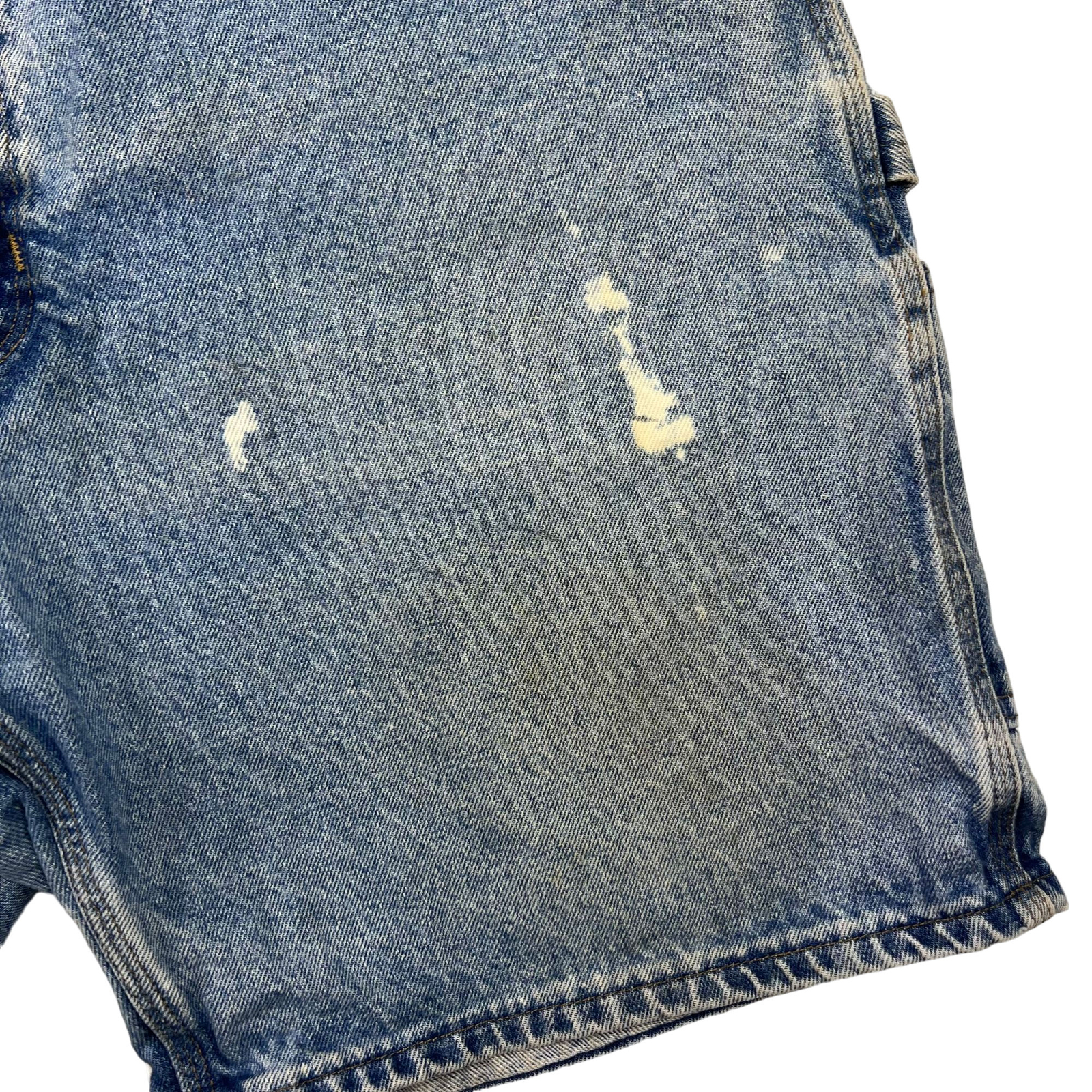 Carhartt Denim Workwear Shorts Blue Size 38 image 5