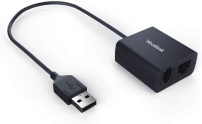 Yealink EHS40 - Wireless Headset Adapter for Wireless Headset, VoIP Phone, Black