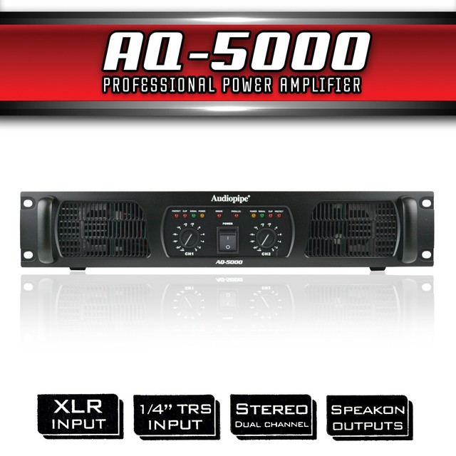 Audiopipe Professional Power Amplifier ( AQ5000 ) eBay
