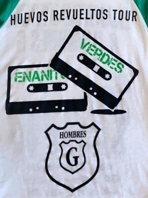 Los Enanitos Verdes T Shirt Latin T Shirt Rock T Shirt Men Small Concert T Shirt