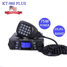 QYT KT-980Plus Car Mobile Radio FM Transceiver Dual Band 136-174MHz & 400-480MHz