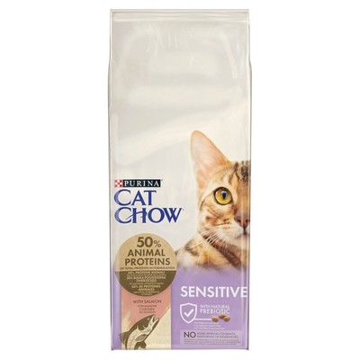 7613035394902 Purina Cat Chow Adult Sensitive Salmon- Trockenfutter für Katzen- 