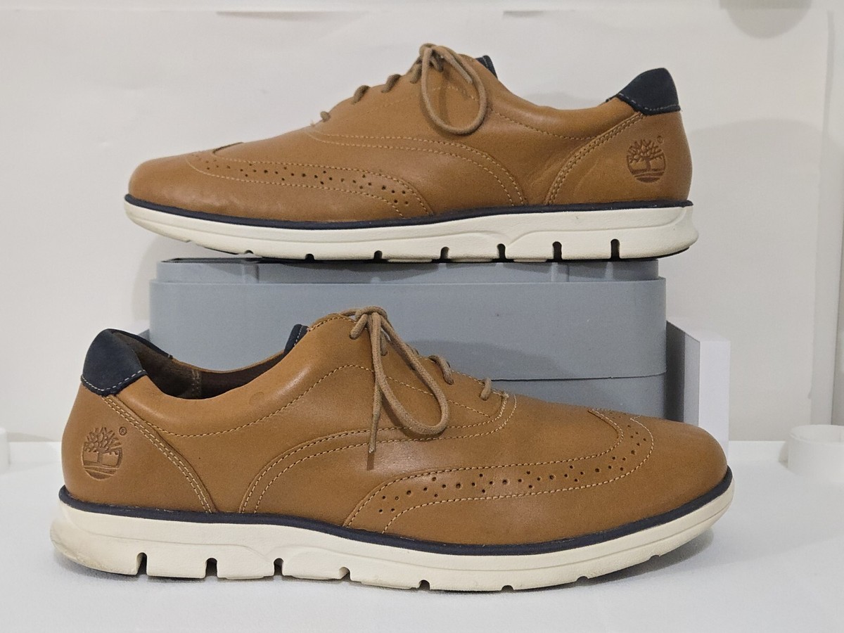 Timberland Earthkeepers Sensorflex Brown Wingtip Leather Shoes 