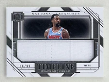DeAndre Jordan 2020-21 Panini National Treasures Timeline Materials /99 NBA Nets