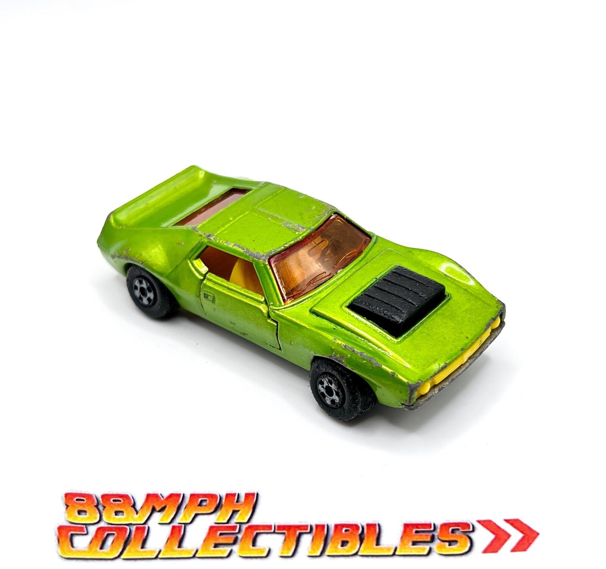 Very Nice 1972 Matchbox SuperFast #9 Lime Green AMX Javelin Lesney