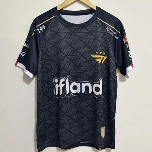 Maglia uniforme LCK Team T1 S13 Faker TShirt LOL campione del mondo - Foto 3 di 6